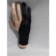 Siyah Grafik Tablet Çizim Eldiveni S-M Beden Eğlenceli Tasarım