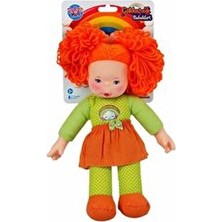 Gökkuşağı Bebekleri Lahana Saçlı Dolgu Bebek 35 cm - Turuncu