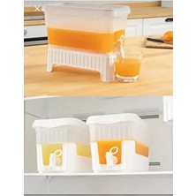 Ness Avm Mika Beyaz Şerbetlik Limonatalık Su Sebili 4 Litre Hacmi ile Kullanışlı ve Şık