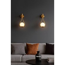 2 Adet Damla Aplik Pilli Değildir Elektriklidir Su Damlası Pleksi Aplik