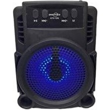 Extra Bass 3 Inch Bluetooth Hoparlör Fm Radyo Ses Bombası Şarjlı Bataryalı Siyah
