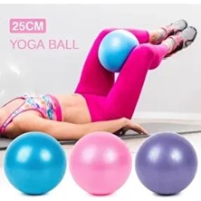 25 cm Dura Strong Mini Pilates Topu Denge Egzersiz Topu Pembe