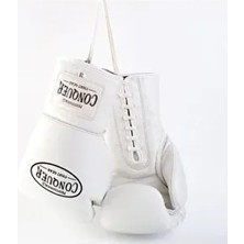Beyaz White Laced Edition Pro Fight Premium Deri Boks Eldiveni Deri
