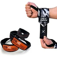 8 Loop Lifting Straps + Dark Tone Kamuflaj Wrist Wraps 2 ' Li Set