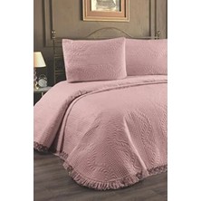 Yatak Örtüsü, Çift Kişilik Yatak Örtüsü - Pudra