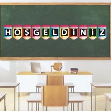 Dodomar Dekoratif Banner Hoşgeldiniz yazı asma okul süsü