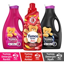 Yumoş Çamaşır Yumuşatıcısı 1440 ML Amber Kokusuyla Uzun Süreli Ferahlık Sağlar