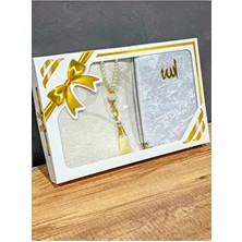 ayhanhome Hediyelik Bohçalık Tafta Seccade Seti Krem Renkli Polyester Malzeme