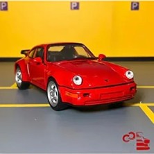 Porsche 911 Turbo 1/36 Ölçek *c&c Model Garage* Çek Bırak Diecast Metal Model Oyuncak Araba