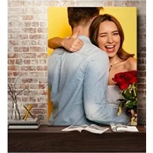 BK Gift 50x70 cm 1 Kişiye Özel İnsan Desenli Kanvas Tablo Şık ve Modern Hediye Seçeneği