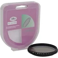 DP Canon 58MM ND Filtre 2-4 Stop Özellikli 55-250MM Lens İçin Uygun Filtre