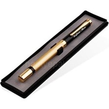 Kişiye Özel Kutulu Lüks Roller Kalem Siyah Kapaklı