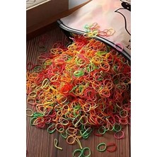 C&E Design 1000 Renkli Saç Örgü Lastiği Kadın Kullanıcılar İçin Esnek ve Renkli Seçenekler