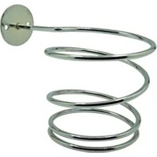 Kocaman Kozmetik Metal Fön Makinesi Askısı Paslanmaz Çelik Duvar Askı Güçlü ve Profesyonel Kullanım İçin