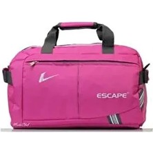 Unisex Pembe Spor ve Seyahat Çantası