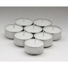 10 Adet Buhurdanlık Tealight Mum ( Buhurdanlık Için Özel Olarak Üretilmiştir ) 4saat 25 Dakika Yanar