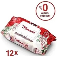 Shays Sağlık Momendol Gül Islak Havlu 1080 Yaprak 90'LI - 12 x 90'LI Hassas Temizlik ve Cilt Dostu