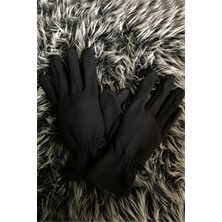 Kadın Siyah Polar Eldiven