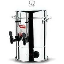 Elektrikli Silikon Musluklu Çay Semaveri, 160 Bardak, Endüstriyel Çay Otomatı, Göstergeli