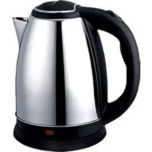 Morio Silver Paslanmaz Çelik Kettle 1,7 L Elektrikli Su Isıtıcı Otomatik Kapanma Özelliği ile