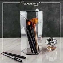 F Blackstone BLACKSTONE Altıgen Kapaklı Makyaj Organizeri Turuncu Renkli Fırçalık 1 Parça Özellikli Kullanım