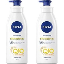 Nbody Q10 Sıkılaştırıcı Vücut Losyonu Pompa 400ML 2 Adet