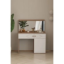 ModaLife Alvin Sarı Meşe Aynalı Şifonyer Suntalam Materyal 131 cm Yükseklik 1 Çekmeceli Modern Tasarım