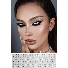 Kristal Yuvarlak Işıltılı Sticker Yüz ve Vücut Makyaj Taşı