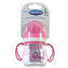 Baby Time Damla Akıtmaz Kulplu Bardak 150 ml - Pembe