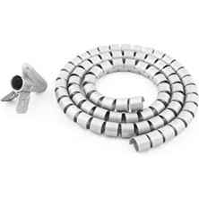 Spiral Kablo Toplayıcı ve Düzenleyici Beyaz 1.5m