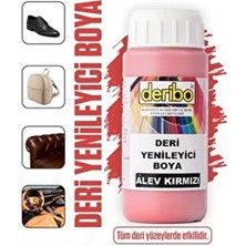 Deri Eşya, Ayakkabı, Koltuk, Direksiyon, Çanta, Deri Yenileyici Boya. 100ML. Sünger Hediyeli.
