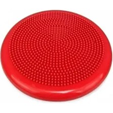 Kırmızı Denge Diski Balance Trainer Denge Topu Pilates Balans Disk Kırmızı