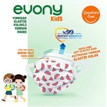 Kids Yumuşak Elastik Kulaklı Renkli Çocuk Maskesi 4X50'LI 200 Adet