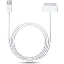 Apple Iphone 3/3g/3gs/4/4s Ipod / Ipad Çelik Sarım Şarj Data Kablosu - 30PIN