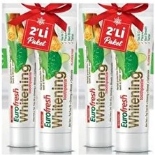 Eurofresh Misvaklı Beyazlatıcı Diş Macunu Paketi 112 gr (2 Adet) + 50 gr (2 Adet)