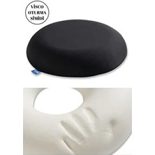 Simple The Pillow Visco Ortopedik Oturma Simidi Hemoroid ve Oturma Sorunları İçin Pamuk Polyester Dış Materyal