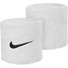 Swoosh Wristbands Havlu El Bilekliği Beyaz Renk