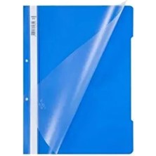 Noki A-4 Plastik Telli Dosya Eco Mavi 50 Li 48288-130 (1 Paket 50 Adet)