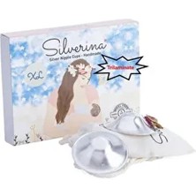 Silverina XL Trilaminate Gümüş Göğüs Ucu Kapakları  Göğüs Kalkanı 999 ayar Gümüş Kaplama