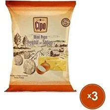 Çipo Peynir ve Soğan Aromalı Pirinç Patlağı 60 G x 3 Paket (Glütensiz & Vegan)