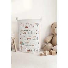 Talia Home TLAS-057 Çocuk ve Bebek Odası Düzenleyici Keçe Oyuncak Sepeti Özel Tasarım