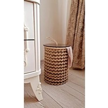 Egindra Hasır Çamaşır Sepeti 19 lt Hacim ile Şık ve Fonksiyonel Tasarım