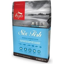 Orijen Six Fish Tahılsız Balık Yavru ve Yetişkin Kedi Maması 5.4 kg