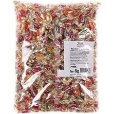 Kent Meybon 1 kg Mini Meybon Meyveli Şeker Renkli Aromalı 4 Adet Şekerleme Paketi