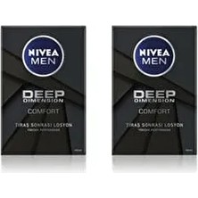 Nivea Men Deep Dimension Tıraş Sonrası Losyon 100 ml x 2 Konforlu Koku ile Hızlı Rahatlama