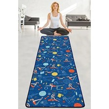 Be Active 60X200 cm Yoga,spor,fitness,pilates Halısı Yıkanabilir Kaymaz Djth