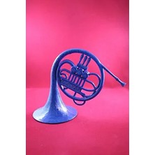 Hımym Mavi Fransız Kornosu Biblo Büst Figür 16 cm