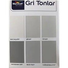 Marshall Fit Ipek Silikonlu Yarı Mat Duvar Boyası Gelin Teli 10 Kğ Fırça ile Kolay Uygulama