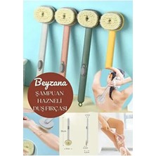 Duş Fırçası Şampuan & Duş Jeli Hazneli Peeling Fırçası