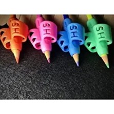 Madneeshalil Slikon Kalem Tutucu Aparatı 2 Adet Renkli ve Eğlenceli Tasarım